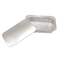 ظرف آلمینیوم تک پرس با درب