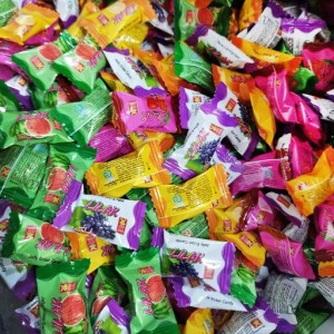 آبنبات بامغزی ژله ای(پاستیلی) میوه ای مخلوط لیلک فله