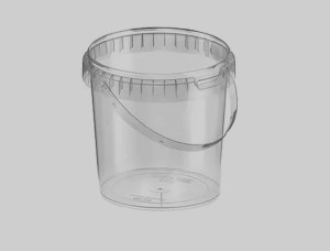 سطل دسته دارشفاف پولاد550