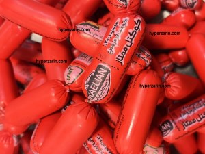 سوسیس بندانگشتی میکائیلیان70%گوشت /مرغ فله