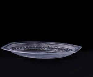 دیس بیضی کوچک شفاف پلاستیک تک فروشی