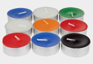 شمع وارمر رنگی