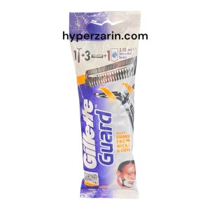 ژیلت سه یدک شانه دارGuardآبی