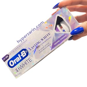 خمیر دندان oral B سفید کننده100اصل