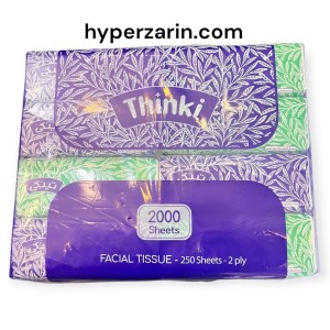 دستمال کاغذی پک 8تایی250برگ2لایه تینکی