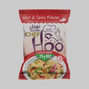 نودل نیمه آماده تند فلفلی جف هو90