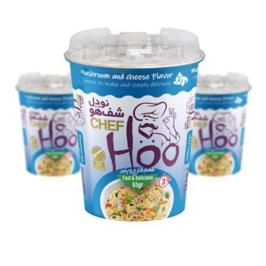 نودل فوری باطعم قارچ پنیرلیوانی شف هو65