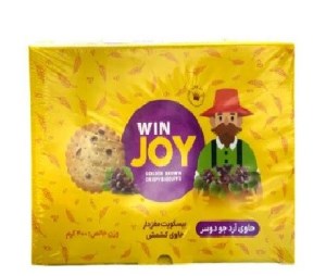 بیسکویت وین جو تکه کشمش زر400