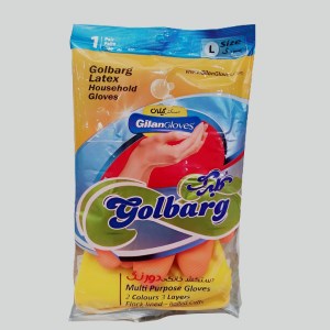 دستکش دورنگ گلبرگ سایزL