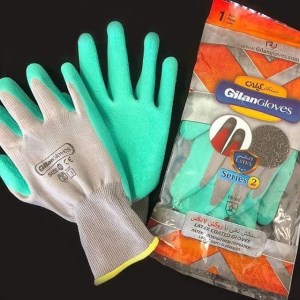 دستکش نخی باروکش لاتکس2لایه گیلانXL