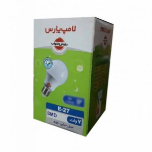 لامپ حبابی مهتابی پارس7وات