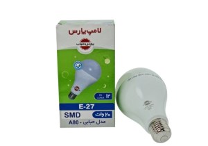 لامپ حبابی صدفی پارس20V