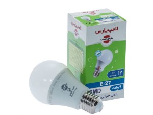 لامپ حبابی آفتابی پارس9 وات