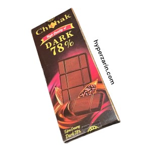 تابلت شکلات دارک 78%چیچک80