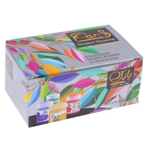 گواش 6رنگ پارس