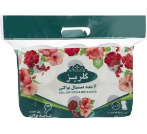 دستمال دلسی گلریزساده6قلو
