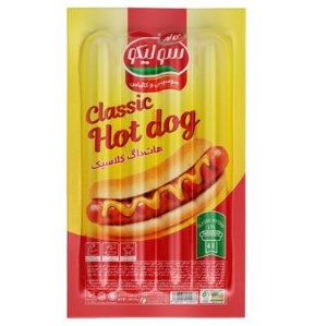 هات داگ کلاسیک وکیوم(سوسیس 60%گوشت قرمز)