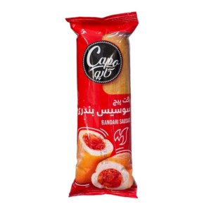 ساندویچ باگت پیچ سوسیس بندری کاله کاپو