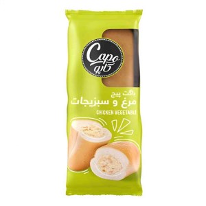 ساندویچ باگت پیچ مرغ سبزیجات کاله کاپو