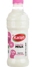 شیرکم چرب پروتئین افزوده6%کاله بطر955