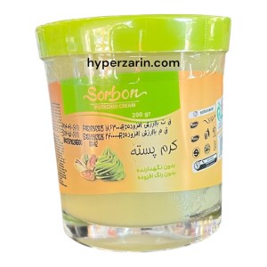کرم پسته شیشه سوربن200