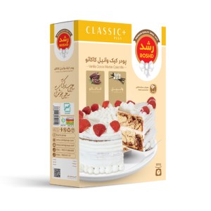 پودر کیک وانیل کاکائو رشد500