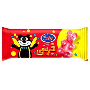 بستنی خرسی چوبی توت فرنگی میهن