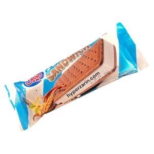 بستنی ساندویچی با بیسکویت کاکائویی میهن