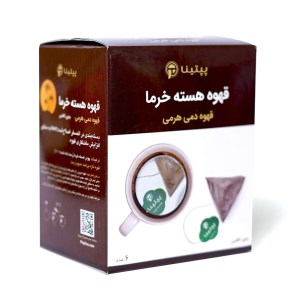 قهوه هسته خرما دمی هرمی پپتینا6عدد