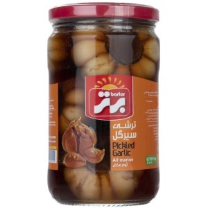 ترشی سیرگل وسیرحبه شیشه برتر670