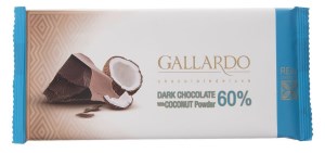 شکلات تابلت نارگیل60%گالاردوفرمند65
