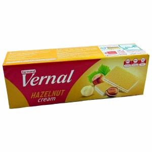 ویفرمغزکرم کاکائوفندقی ورنال فرمند165