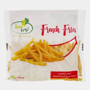 سیب زمینی نیمه سرخ شده منجمدنوبرسبز750