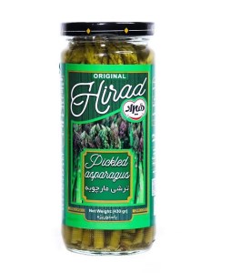 ترشی مارچوبه سبزهیرادشیشه430
