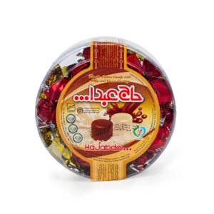 پشمک وانیلی دوسرپیچ شیری/شکلات حاج عبدالله500