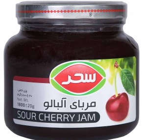 مربا آلبالو سحر شیشه1.8