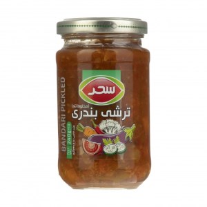 ترشی بندری مخلوط تندسحرشیشه240