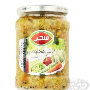 ترشی مخلوط شیشه ریز شده سحر650