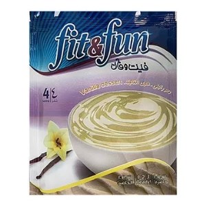پودینگ وانیلی پاکتی فیت و فان110g