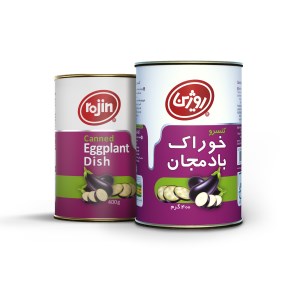 کنسرو خوراک بادمجان روژین 400g