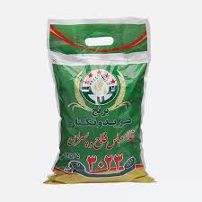 برنج کشت دوم پنج ستاره فلاح وپسران کیسه نایلونی سبز5(کیلو)