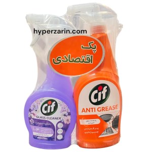 پک اسپری اقتصادی شیشه شوی گلهای بهاری500+پاک کننده سطوح آشپزخانه 750سیف