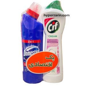 پک اقتصادی سفیدکننده غلیظ کاج500+کرم پاک کننده چند منظوره سیف665