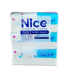 دستمال کاغذی پک4عددنایس500