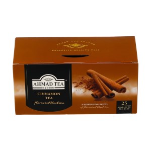 چای طعمداردارچین سیاه تی بگ احمد25