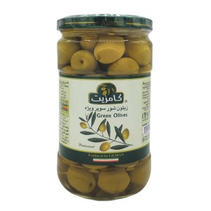 زیتون باهسته سوپرویژه شورکامزیت شیشه650 زیتون باهسته سوپرویژه شورکامزیت شیشه650