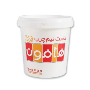 ماست نیم چرب هامون1.5