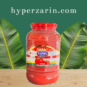 کنسرو شیشه رب گوجه رضایت1.55