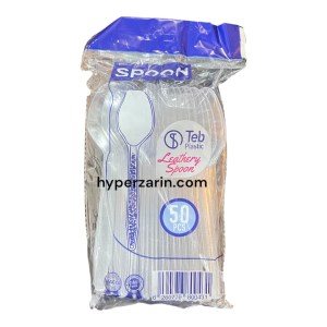 قاشق طب پلاست50عددی