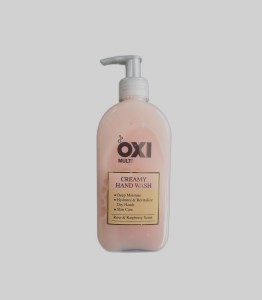 مایع دست کرمی تمشک گل رز420 oxi